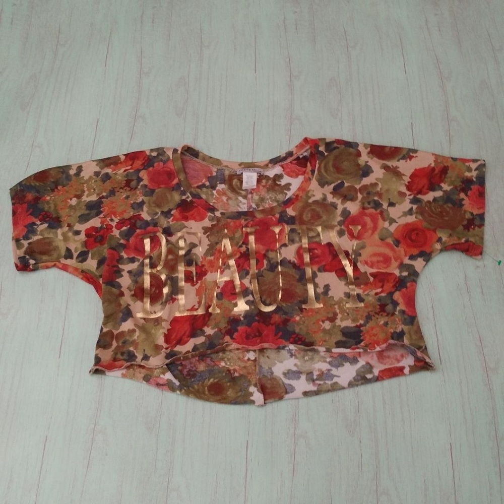 Poetry Crop Top Size Misses Medium